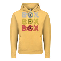 Vintage Mustard Vintage Retro Box Box Box Formula Racing Vintage Hoodie - longCreatives