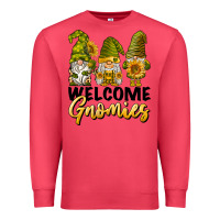 Cardinal welcome gnomies sunflowers Premium Sweatshirt - BarkalooDesign