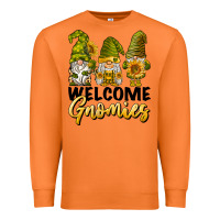 Carrot welcome gnomies sunflowers Premium Sweatshirt - BarkalooDesign