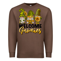 Chestnut welcome gnomies sunflowers Premium Sweatshirt - BarkalooDesign
