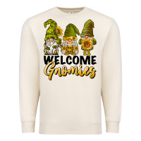 Sandshell welcome gnomies sunflowers Premium Sweatshirt - BarkalooDesign