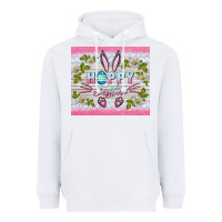 White happy easter bunny Heavyweight Hoodie - BarkalooDesign