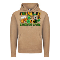 Vintage Coffee fueled by beer and shenanigans Vintage Hoodie - CowGirlArtShop