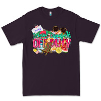 Plum School counselor off duty Premium Tee - NancyCooperArtShop