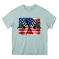 Arona American Racing Flag Heavy Core Tee - JahusDesignShop