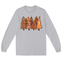 Moon Dust melanin christmas trees with lights Long Sleeve Tee - FaDigitalArtStudio