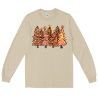 Mushroom melanin christmas trees with lights Long Sleeve Tee - FaDigitalArtStudio