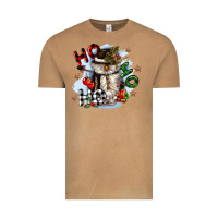 Vintage Camel ho ho ho snowman gnome Vintage Tee - CowGirlArtShop