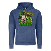 Vintage Denim One lucky Heifer Vintage Hoodie - CowGirlArtShop