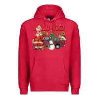 Cardinal Jolly Vibes Premium Hoodie - CowhideDigitalArt
