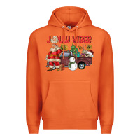 Carrot Jolly Vibes Premium Hoodie - CowhideDigitalArt