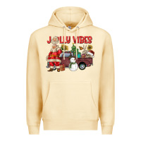 Pina Colada Jolly Vibes Premium Hoodie - CowhideDigitalArt