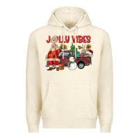 Sandshell Jolly Vibes Premium Hoodie - CowhideDigitalArt