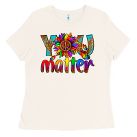 Bone LGBTQ+ you matter with leopard Ladies Tee - NancyCooperArtShop