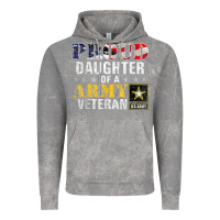 Cloud Rock proud daughter of a army veteran american flag military gift Vintage Hoodie - longCreatives