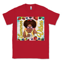Red summer vibes afro kid Classic Tee - TumblerDesignByShophia