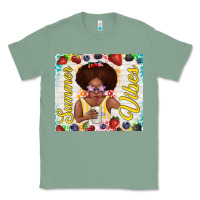 Sage summer vibes afro kid Classic Tee - TumblerDesignByShophia