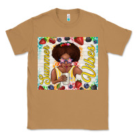 Toasted Coconut summer vibes afro kid Classic Tee - TumblerDesignByShophia