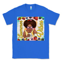 True Royal summer vibes afro kid Classic Tee - TumblerDesignByShophia