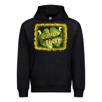 Black just lucky Urban Hoodie - AdoDesignShop