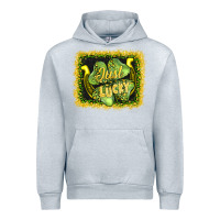 Heather Grey just lucky Urban Hoodie - AdoDesignShop