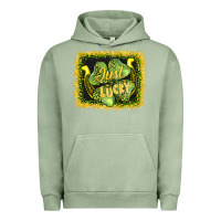 Pigment Oil Green just lucky Urban Hoodie - AdoDesignShop