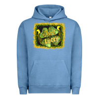 Pigment Pebble Blue just lucky Urban Hoodie - AdoDesignShop
