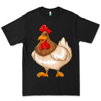 Black cute chicken Premium Tee - texasbilliewilder