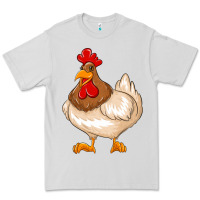 Dove Grey cute chicken Premium Tee - texasbilliewilder