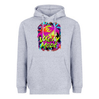 Heather Grey vacay mode Heavyweight Hoodie - BarkalooDesign