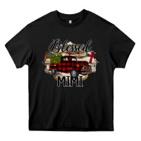 Black Blessed Mimi Christmas Truck Heavy Core Tee - Bettercallsaul