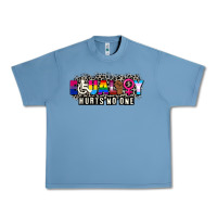 Pebble Blue Pride equality hurts no one Urban Heavy Tee - CowGirlArtShop