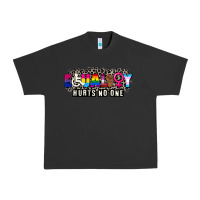 Pigment Black Pride equality hurts no one Urban Heavy Tee - CowGirlArtShop