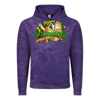 Cloud Purple St. Patrick's Day cat Vintage Hoodie - HowdyJamesFarm