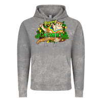 Cloud Rock St. Patrick's Day cat Vintage Hoodie - HowdyJamesFarm