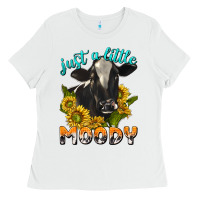 Just A Little Moody Ladies Tee | Teevron