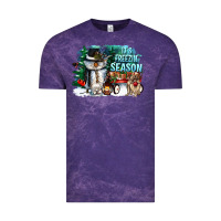 Cloud Purple its freezin season Vintage Tee - CowGirlArtShop