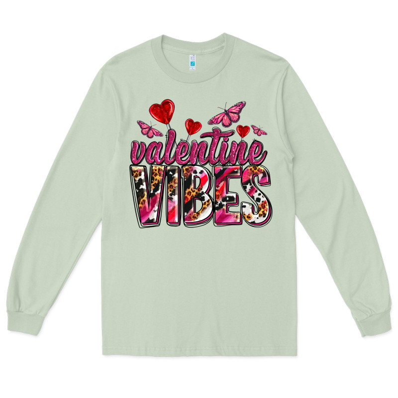 Valentine Vibes Olivia Long Sleeve Tee by OliviaCreatesArt | Teevron