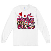 White valentine vibes olivia Long Sleeve Tee - OliviaCreatesArt
