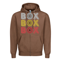 Chestnut Vintage Retro Box Box Box Formula Racing Zipper Hoodie - longCreatives