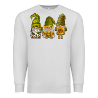Dove Grey sunflower gnomies Premium Sweatshirt - BarkalooDesign