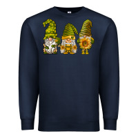Navy sunflower gnomies Premium Sweatshirt - BarkalooDesign