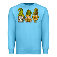 Ocean Blue sunflower gnomies Premium Sweatshirt - BarkalooDesign
