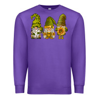 Purple sunflower gnomies Premium Sweatshirt - BarkalooDesign