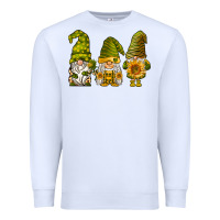 White sunflower gnomies Premium Sweatshirt - BarkalooDesign