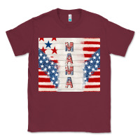 Burgundy mama usa Classic Tee - TumblerDesignByShophia