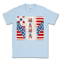 Dusty Blue mama usa Classic Tee - TumblerDesignByShophia