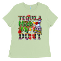 Matcha Tequila made me do it Ladies Tee - NancyCooperArtShop