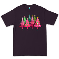 Plum christmas tress with lights Premium Tee - texasbilliewilder