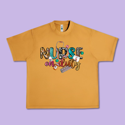 Nurse On Duty Urban Heavy Tee Designed By Cowgirlartshop